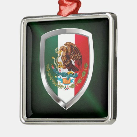 Mexico Metallic Emblem Ornament Aus Metall (Links)