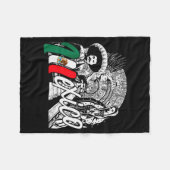 Mexico - Mexican Pride - Virgen De Guadalupe And H Fleecedecke (Vorderseite (Horizontal))