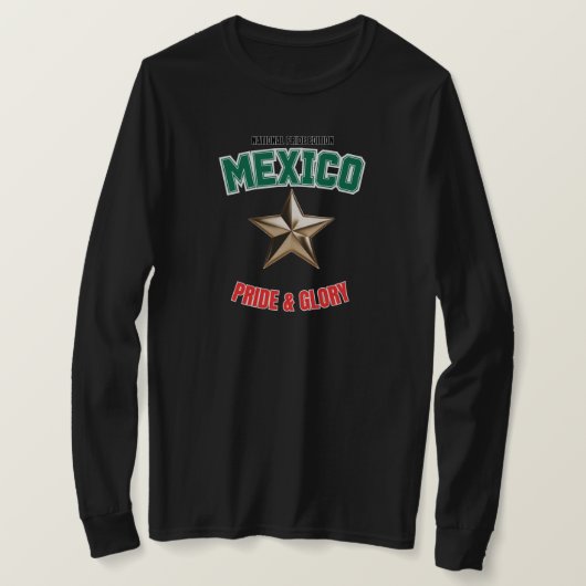 Mexico National Pride Edition Women's Long Sleeve T-Shirt (Design vorne)