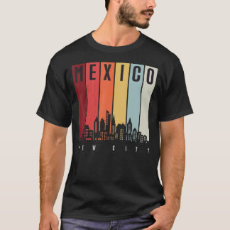 Mexico New City Diseño Vintag Regalos Mexicanos T-Shirt