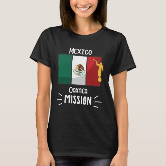 Mexico Oaxaca Mormon LDS Mission Missionary T-Shirt (Vorderseite)