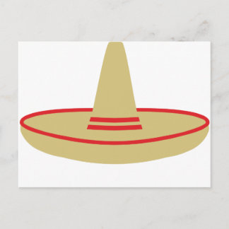 Mexico Party Sombrero Postkarte