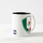 Mexico Pickleball Pride Zwei-Tone-Tasse Zweifarbige Tasse (VorderseiteRechts)
