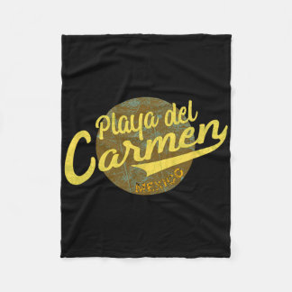 Mexico Playa del Carmen Vintag Retro T Shirt Fleecedecke