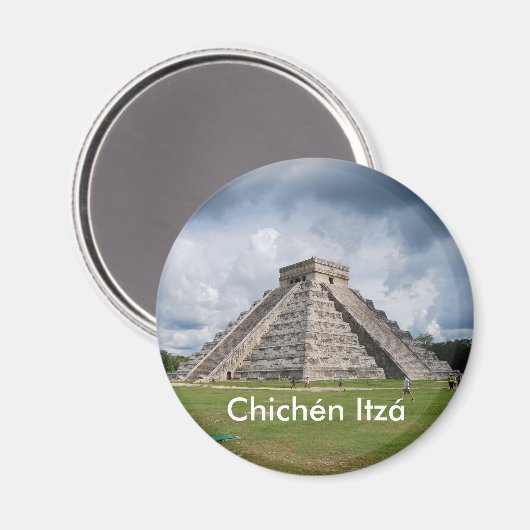 Mexico Postcard - Chichén Itzá Magnet (Vorderseite/Rückseite)