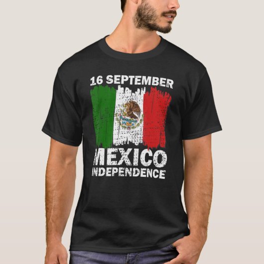 Mexico Pride Independence Day 2022 Mexican Flag 20 T-Shirt (Vorderseite)