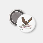 Mexico Reise Logo Magnet (Vorderseite/Rückseite)