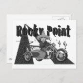 Mexico Rocky Point Grunge Postkarte (Vorne/Hinten)