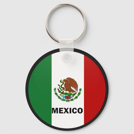 Mexico Roundel Qualitätsflagge Schlüsselanhänger (Vorderseite)