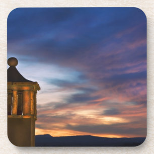Mexico, San Miguel de Allende. Sonnenuntergang übe Untersetzer