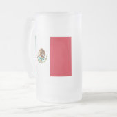 MEXICO SHOT GLASS MATTGLAS BIERGLAS (Vorderseite Links)