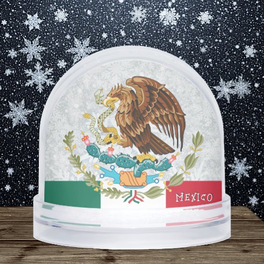 Mexico Snow Globe, Holiday, Mexican Flag Schneekugeln