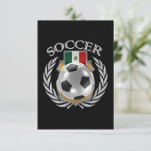 Mexico Soccer 2016 Fangerät Einladung (Stehend Vorderseite)