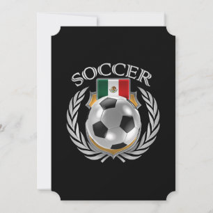 Mexico Soccer 2016 Fangerät Einladung