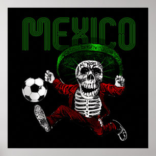 Mexico Soccer El tri Futbol Beyond Death Gaben Poster