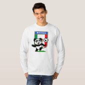 Mexico Soccer Panda (leichte Shirts) T-Shirt (Vorne ganz)