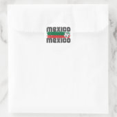 Mexico Soccer Runder Aufkleber (Tasche)