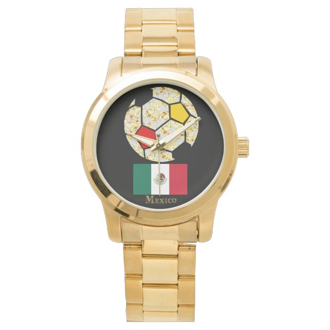 MEXICO SOCCER WATCH ARMBANDUHR (Vorderseite)
