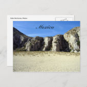 mexico Strand Postkarte (Vorne/Hinten)