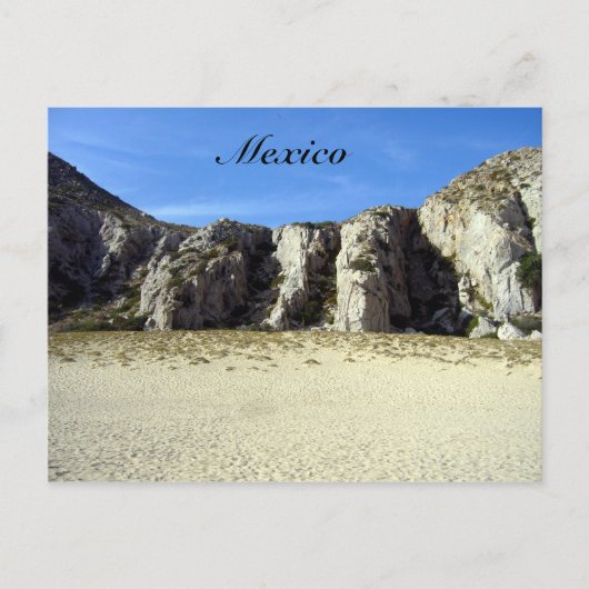 mexico Strand Postkarte (Vorderseite)