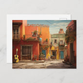 Mexico Streets Postkarte (Vorne/Hinten)