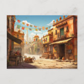 Mexico Streets Postkarte (Vorderseite)