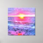 Mexico Sunset 0909 Art Leinwanddruck (Vorderseite)