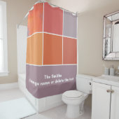 Mexico Sunset Colors Duschvorhang (Beispiel)