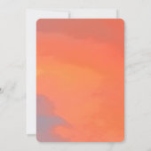 Mexico Sunset Colors Einladung (Rückseite)