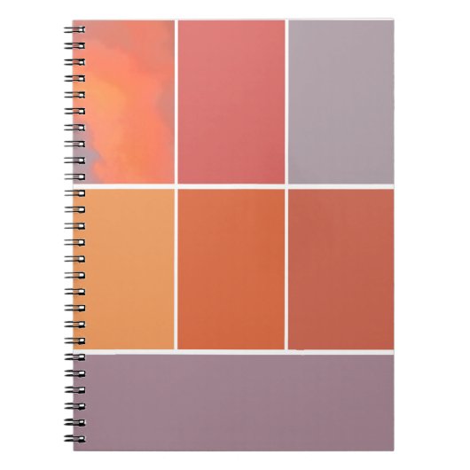 Mexico Sunset Colors Notizblock (Vorderseite)