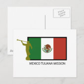 MEXICO TIJUANA MISSION LDS CTR POSTKARTE (Vorne/Hinten)