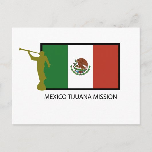 MEXICO TIJUANA MISSION LDS CTR POSTKARTE (Vorderseite)