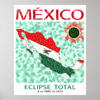 Mexico Total Eclipse Poster