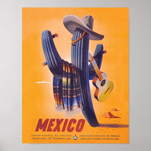 Mexico Travel Poster 1 (Vorne)