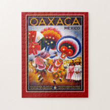 Mexico Travel Poster Puzzle