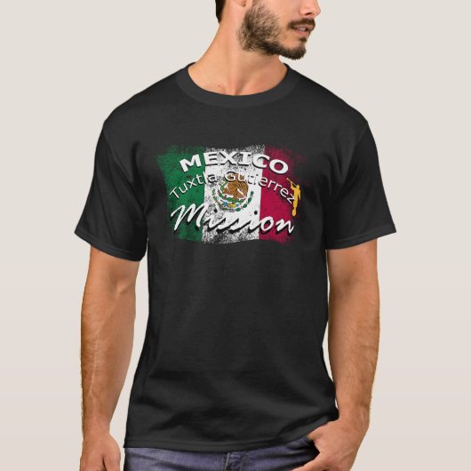 Mexico Tuxtla Gutierrez Mormon LDS Mission Mission T-Shirt (Vorderseite)