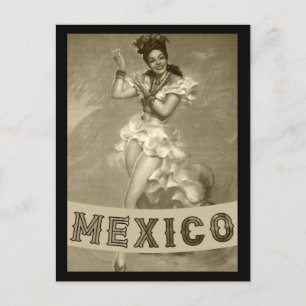 MEXICO Vintage Kunst - Reise -   Postkarte
