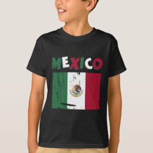 Mexico Vintage Mexikanische Flagge Stolz Hut Jerse T-Shirt