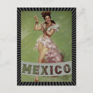 Mexico Vintage Travel Postcard Postkarte