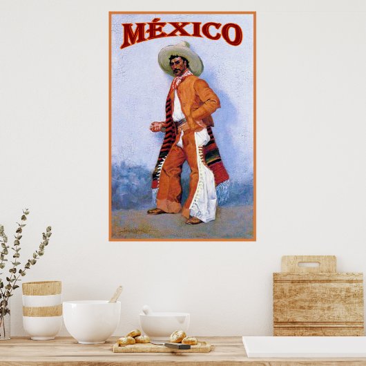 México ~ Vintage Travel Poster (Küche)