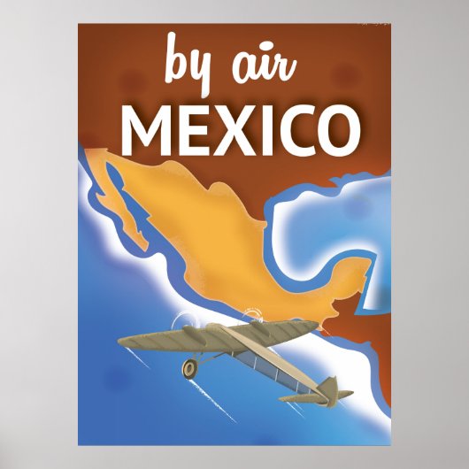 Mexico Vintage Travel Poster (Vorne)