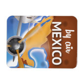 Mexico Vintage Travel Poster Magnet (Horizontal)