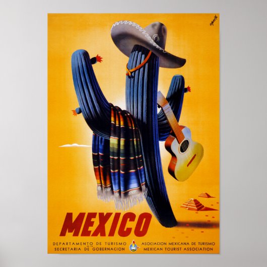 Mexico Vintage Travel Poster neu (Vorne)