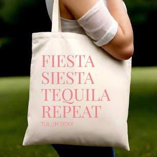Mexico Wedding Welcome Fiesta Beach Bachelorette Tragetasche