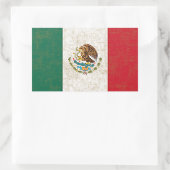 MEXIKAN FLAG-Aufkleber Rechteckiger Aufkleber (Tasche)