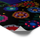 MEXIKAN PUEBLO STADTPRISARTEN POSTER (Ecke)