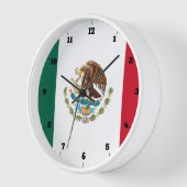 MEXIKAN TRICOLOR FLAG UHR (Winkel)