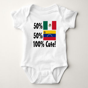 Mexikaner 100% 50% Venezolaner-50% niedlich Baby Strampler