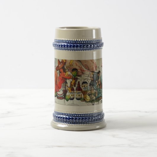 Mexikaner Beermug Bierglas (Mittel)