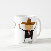 Mexikaner-Donald- TrumpTasse Kaffeetasse (VorderseiteRechts)
